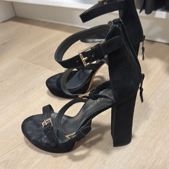 Stuart Weitzman Black Stiletto Heels - Picture 4 of 6